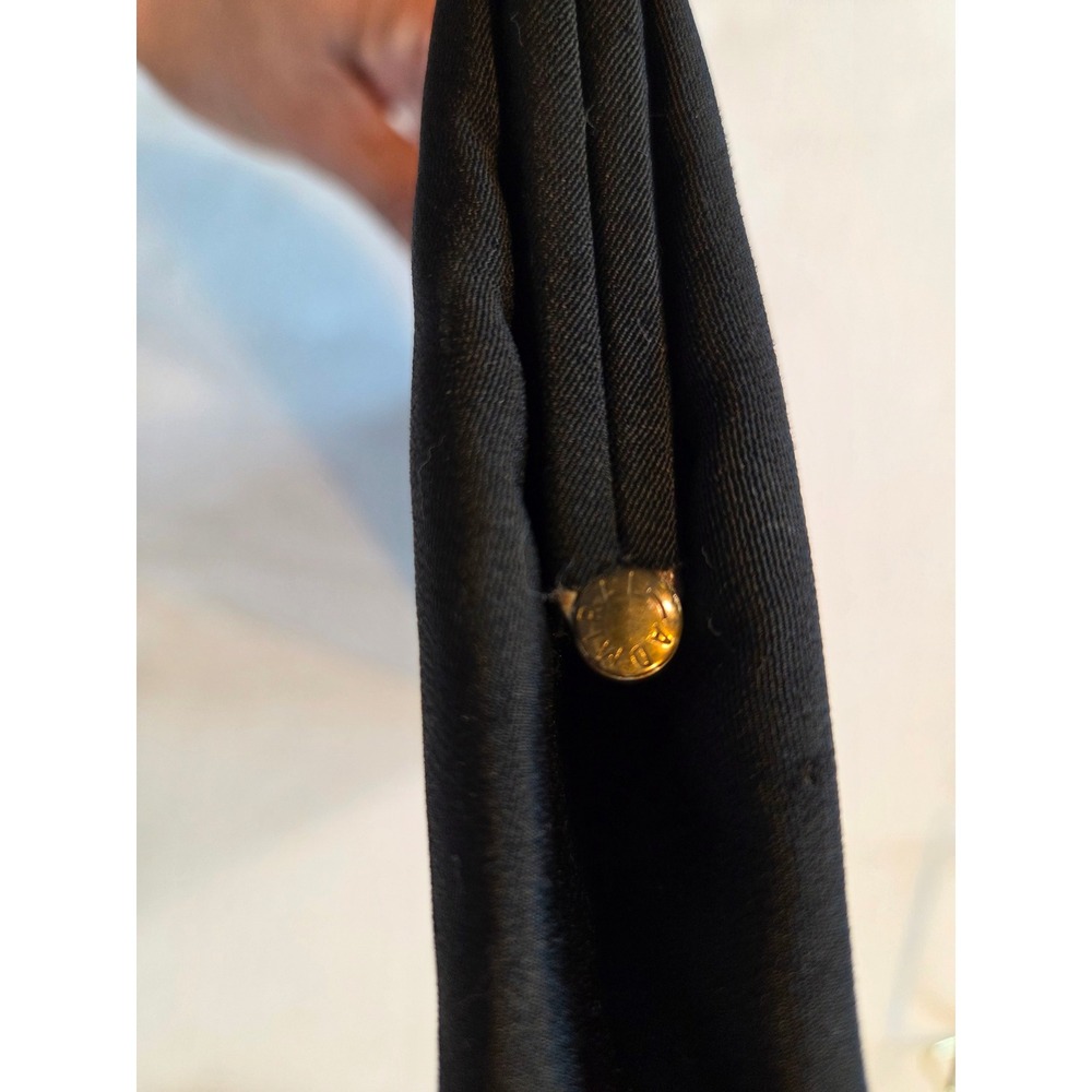 Admiral Vintage Black Bow Evening Clutch Bag with Gold Chain Strap - Picture 11 of 11